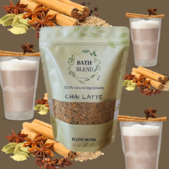 Chai latte bath soak
